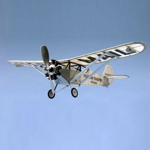 Ryan M-1 Mail Transport Balsa-Modellflugzeug mit Gummimotor