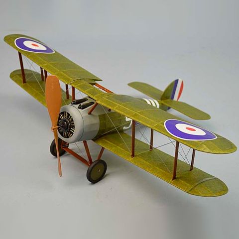 Sopwith Snipe Gummimotormodell Balsabausatz, Spannweite 457 mm