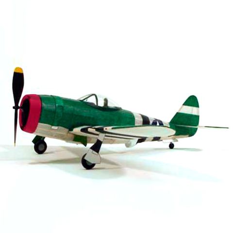 Republic P-47 Thunderbolt Balsabausatz, Spannweite 445 mm