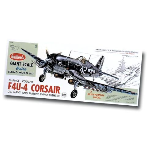 Chance Vaught F4U-4 Corsair 1:16  Scale Balsabausatz