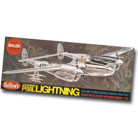 Lockheed P-38 Lightning Balsamodellbaukasten