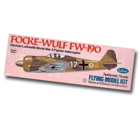 Focke-Wulf FW 190 Modellbausatz mit Gummimotor