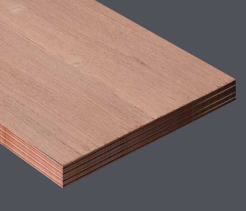 Mahagonibrettchen in 20 mm Stärke, erhältlich in den Größen 500 x 100 mm und 1000 x 100 mm, mit natürlicher Holzmaserung. Ideal für Möbelbau und Innenausbau.